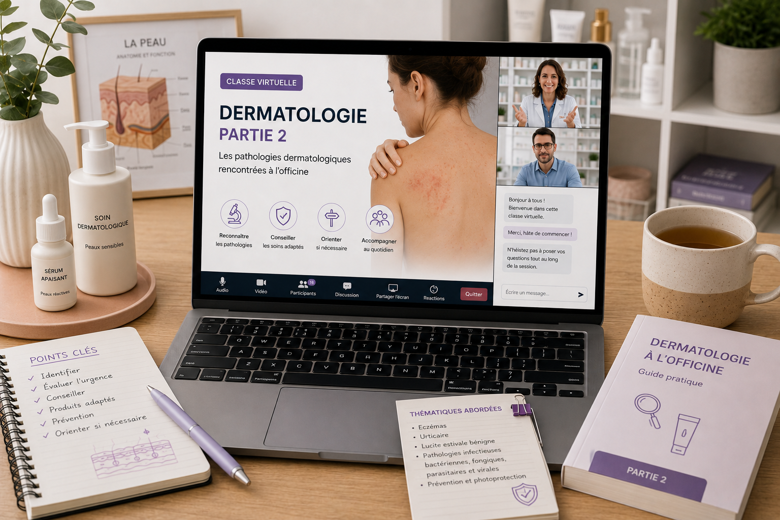 G480 - Partie 2 - Les pathologies dermatologiques rencontrées à l’officine