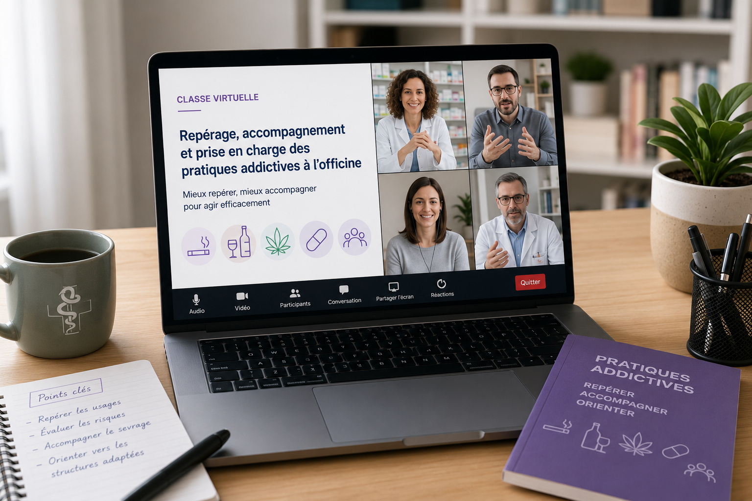G159 - Repérage, accompagnement et prise en charge des pratiques addictives à l’officine