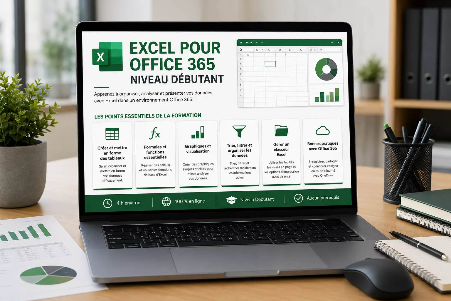 GB01 - Excel pour Office 365 - Débutant