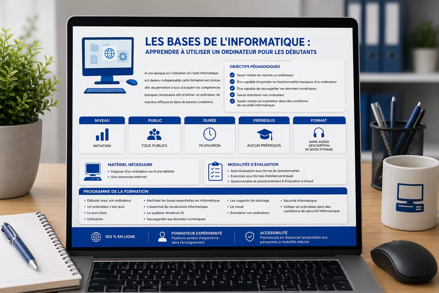 GB08 - Les bases de l’informatique : Apprendre à utiliser un ordinateur pour les débutants