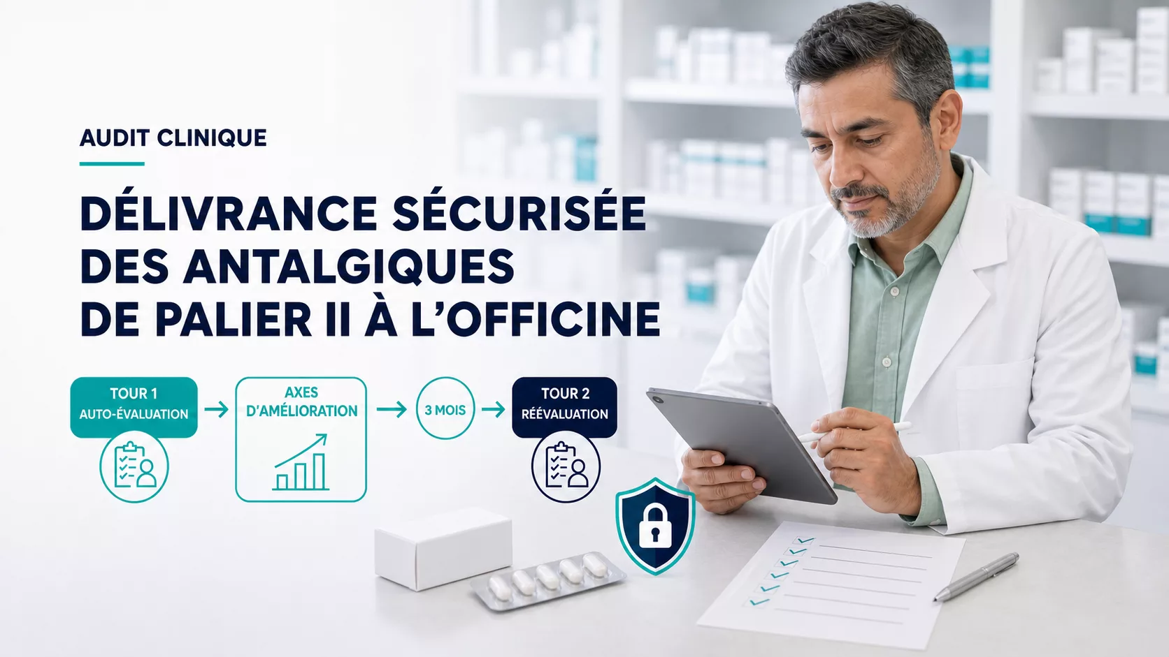 G147 - Délivrance sécurisée des antalgiques de palier II à l'officine